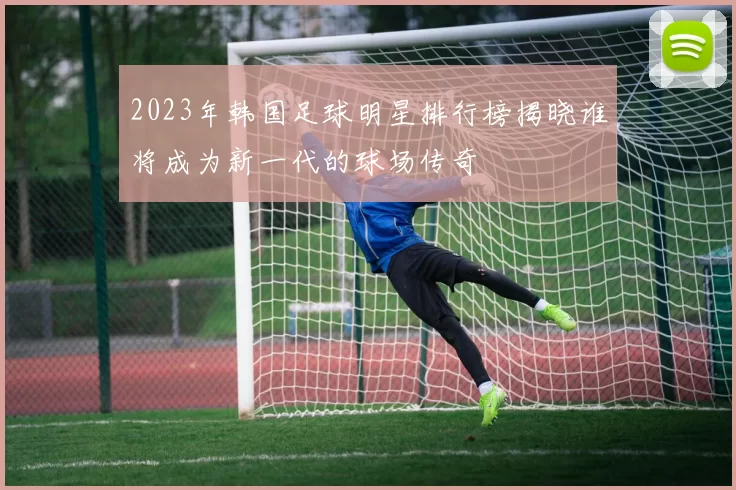 2023年韩国足球明星排行榜揭晓谁将成为新一代的球场传奇