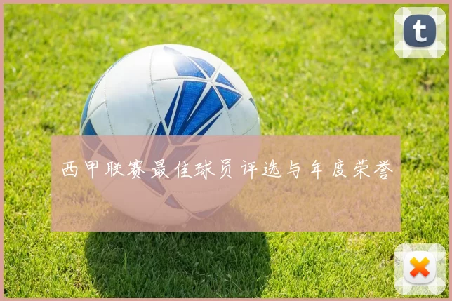 西甲联赛最佳球员评选与年度荣誉