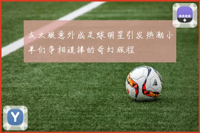灰太狼意外成足球明星引发热潮小羊们争相追捧的奇幻旅程